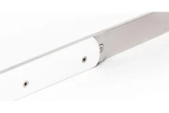 Coffret de 6 couteaux de table faits mains Perceval 888 blanc