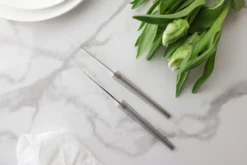 Coffret de 6 couteaux de table Forge de Laguiole J-M Wilmotte X Cyril Lignac manches en aluminium