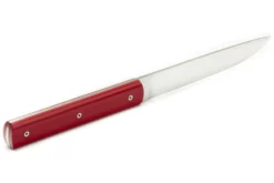 Coffret de 6 couteaux de table faits mains Perceval 888 rouge