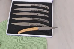 Coffret de 6 couteaux de table Le Coq Français France