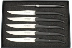 Coffret de 6 couteaux de table Laguiole Village manches en POM