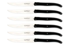 Coffret de 6 couteaux de table Laguiole Village manches en POM