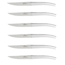 Coffret de 6 couteaux de table Thiers Au Nain tout inox