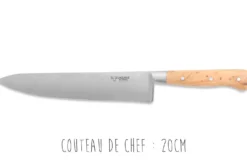 Coffret de 3 couteaux en genévrier Laguiole en Aubrac : Office + Universel + Chef