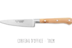 Coffret de 3 couteaux en genévrier Laguiole en Aubrac : Office + Universel + Chef