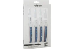 Coffret de 4 couteaux à steak Arcos The Origin manche micarta bleu