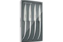 Coffret de 4 couteaux à steak Arcos Steel-Force tout en inox lame dentelée 11cm