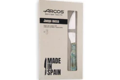 Coffret de 6 couteaux à steak/pizza Arcos lame dentelée 11cm manche bois bleu