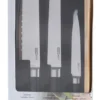 Coffret de 3 couteaux type japonais Kitchen Artist design authentique