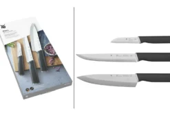 Coffret de 3 couteaux WMF Kineo : Office + Découper + Chef