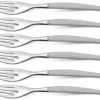 Coffret de 24 couverts de table Lou Laguiole Jet Sablé gris inox 18/0