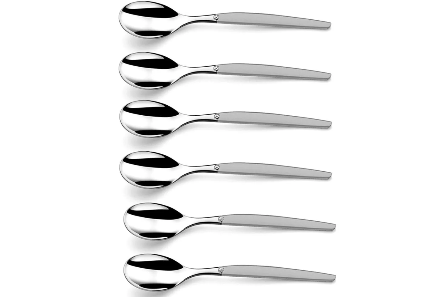 Coffret de 24 couverts de table Lou Laguiole Jet Sablé gris inox 18/0