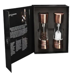 Coffret de 2 moulins sel/poivre Derwent Cole & Mason 19cm