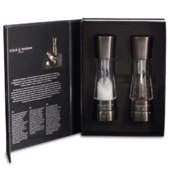 Coffret de 2 moulins sel/poivre Derwent Cole & Mason 19cm