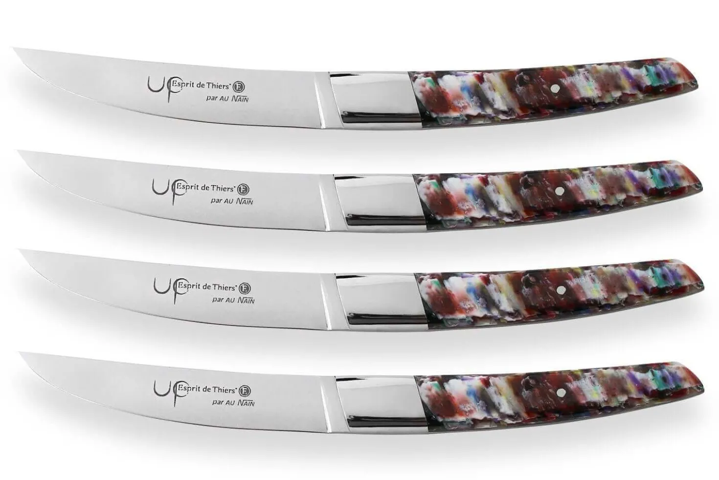 Coffret de table AU NAIN UP 4 couteaux à steak 11cm