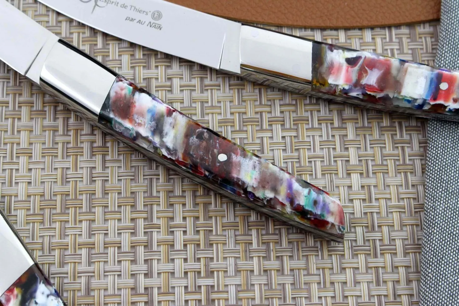 Coffret de table AU NAIN UP 4 couteaux à steak 11cm