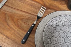 Coffret de table Wusaki 2 couteaux à steak à bout rond + 2 fourchettes