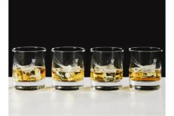 Coffret de 4 verres à whisky Selbrae House - Motif faisan