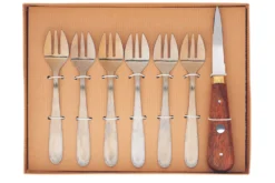 Coffret dégustation des huîtres Au Nain 6 fourchettes + 1 lancette