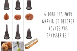 Coffret 6 douilles De Buyer Garnir en Tritan
