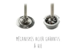 Coffret duo de moulins électriques à sel et à poivre Peugeot Zeli 14cm en ABS brossé