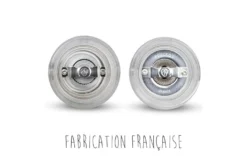 Coffret duo moulin à sel et poivre Peugeot Oslo en acrylique et inox 14cm