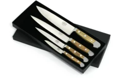 Coffret Güde 4 couteaux forgés Alpha Olive