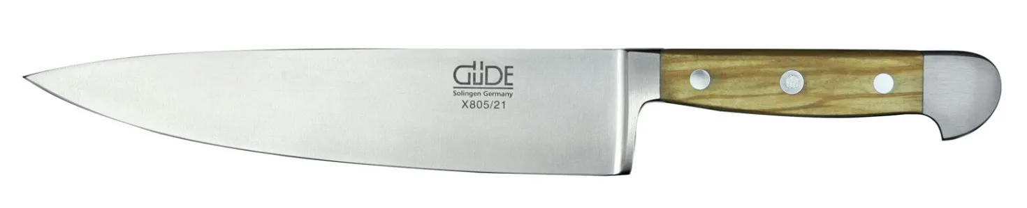 Coffret Güde 3 couteaux forgés Alpha Olive