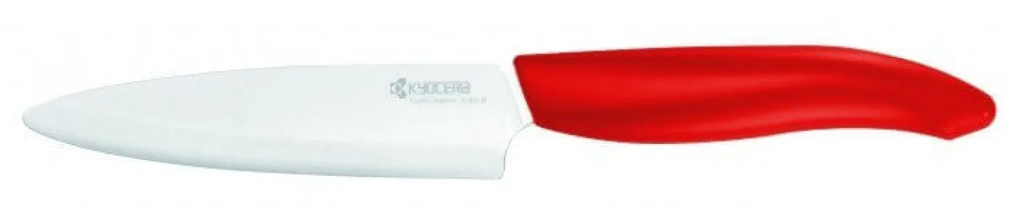 Coffret Kyocera couteau 11cm et Eplucheur vertical manche rouge