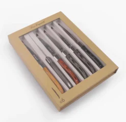 Coffret élégant de 6 couteaux à steak Lou Laguiole