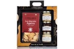 Coffret L'Épicurien Rue de la truffe - 3 tartinables + 150g de biscuits apéro
