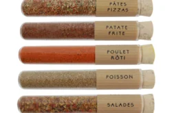 Coffret 5 mini tubes d'épices Le Monde en Tube Mes p'tites épices les poudres de perlinpinpin