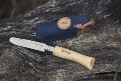 Coffret Mon premier Opinel lame arrondie 8cm + étui