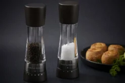 Coffret moulins sel et poivre Cole & Mason Derwent hêtre noir 19cm