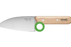 Coffret Opinel Le Petit Chef couteau + éplucheur + protège-doigts - Vert