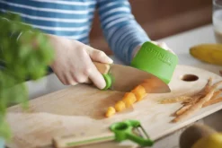Coffret Opinel Le Petit Chef couteau + éplucheur + protège-doigts - Vert