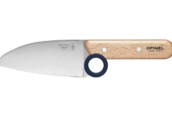 Coffret Opinel Le Petit Chef couteau + éplucheur + protège-doigts - Bleu