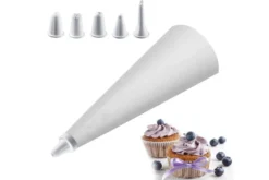 Coffret poche à douille plastique 28cm + 5 douilles avec adaptateur