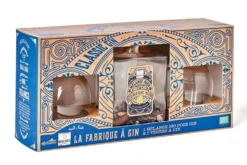 Coffret Quai Sud "La fabrique à Gin" Bio + 2 verres à gin