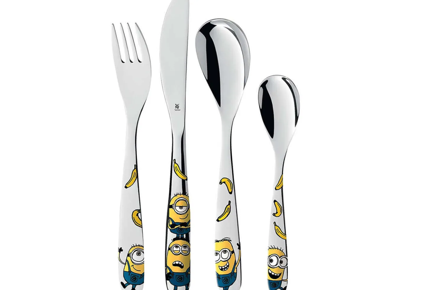 Coffret repas enfants WMF Les Minions acier inox 18/10 et porcelaine