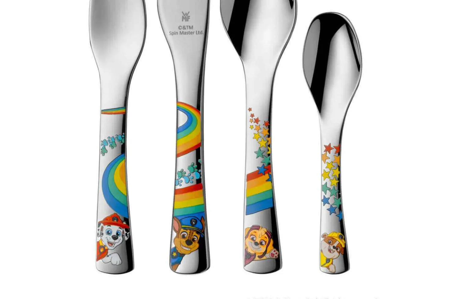 Coffret repas enfant WMF Pat'Patrouille acier inox 18/10 et porcelaine