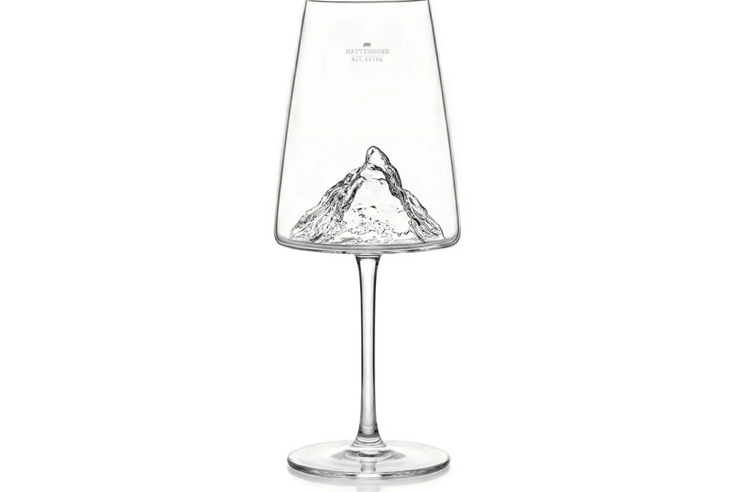 Coffret verre à vin Alaskan Maker Topographic Mont Cervin
