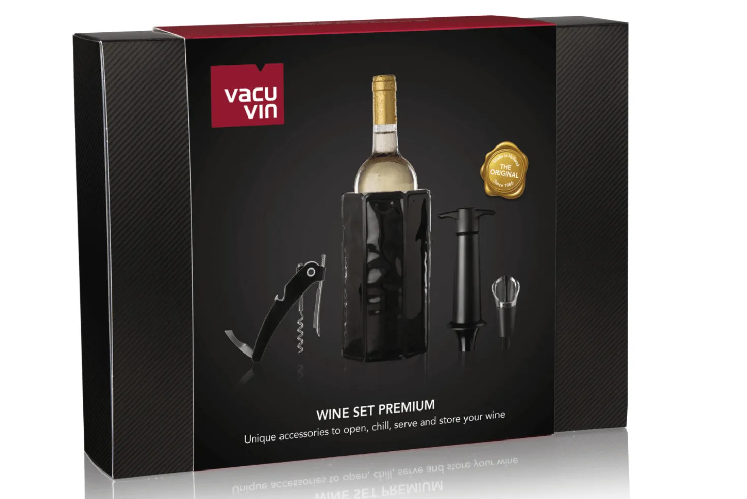 Coffret vin Vacu Vin Premium à 4 pièces