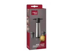 Coffret Wine Saver Vacu Vin acier 3 pièces
