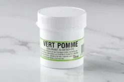 Colorant poudre concentré hydrosoluble vert pomme 20g