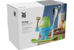 Coquetier enfant WMF McEgg bleu avec cuillère