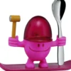 Coquetier enfant WMF McEgg rose avec cuillère
