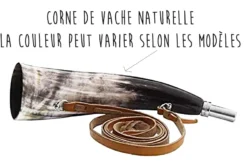 Corne d'appel Elless ronde cintrée corne de vache 27cm