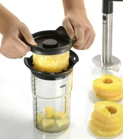 Coupe-ananas + trancheur + gobelet Gefu Professional Plus