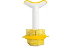 Coupe-ananas Vacu Vin 4863260 en polymère blanc